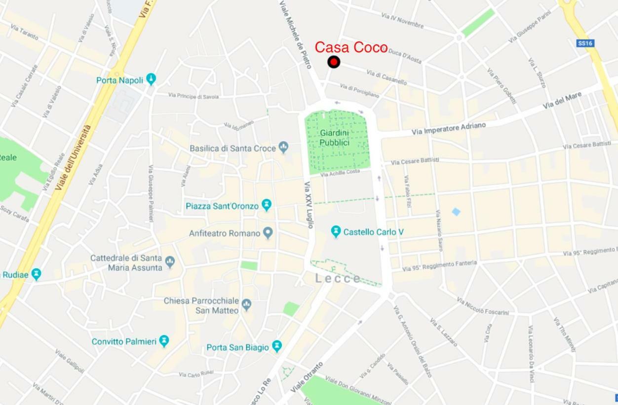 Apartament Casa Coco Lecce Zewnętrze zdjęcie